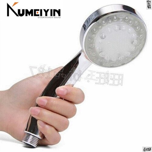 new LED Rain Bathroom Shower Head Hand Shower With Romantic