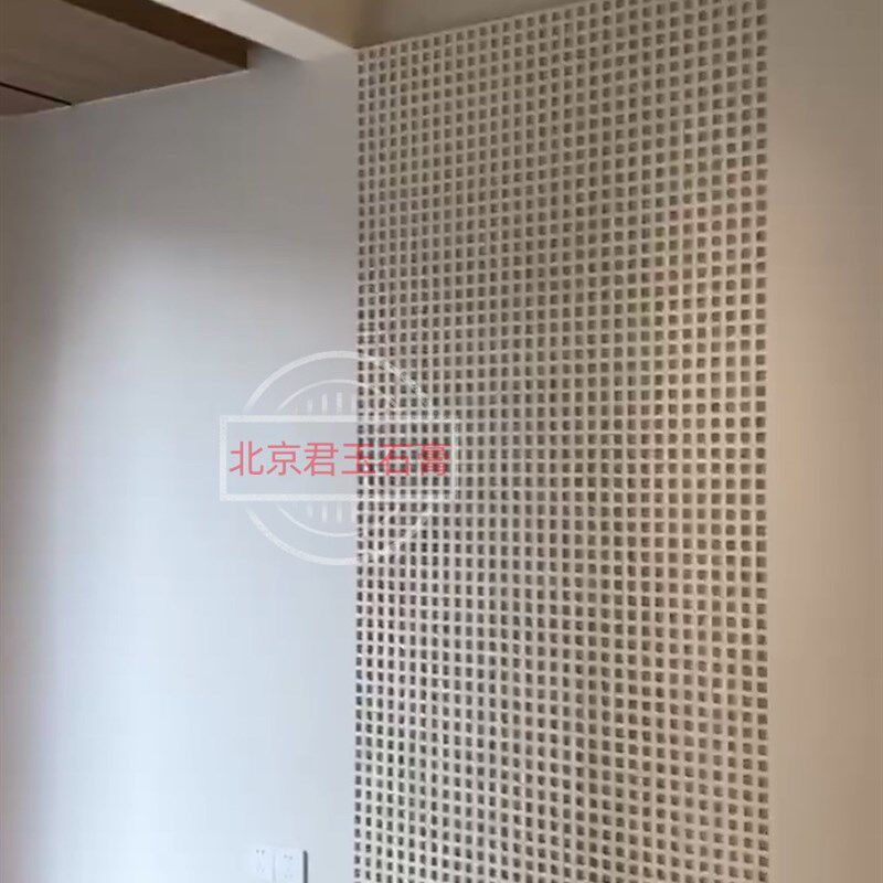 石膏方格板格子肌理板十字格沙发背景墙装饰板石膏装饰线条