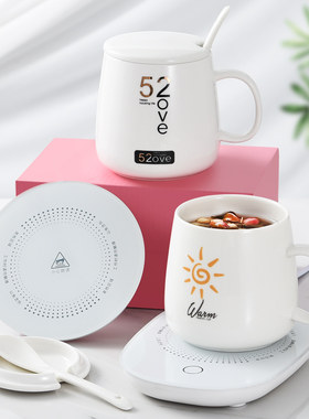 55度恒温加热杯暖暖自动杯智能杯垫温奶器热牛奶杯垫花茶水杯温碟