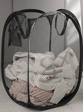 Folding Dirty Laundry Sorting Basket Washing Frame Bathroom