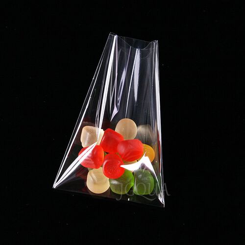 Transparent Flat Open Top Candy Bag OPP Plastic Cellophane B