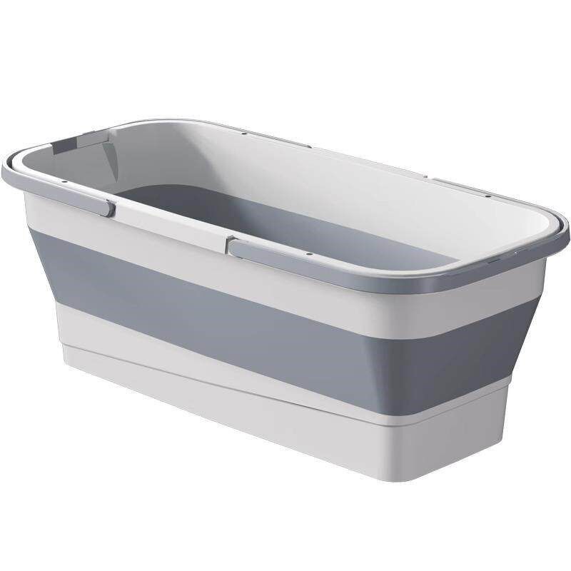 Foldable Flat Mop Bucket, Rectangular Home Floor Mopping Buc