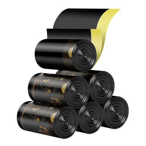 Meteor Print Garbage Bags, Thick and Tear-Resistant, Drawstr