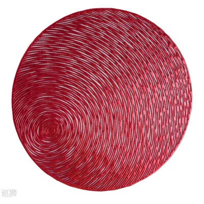 Table Mats Coasters Pad Round PVC Placemat Mats Heat Resista