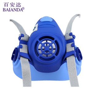 百安达防毒防尘半面罩工业粉尘硅胶主体FE02 不含过滤元件