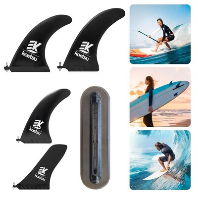 8/9/10 Inch Nylon Plastic Thruster with Fin Screw Surf Fin P
