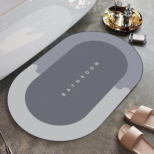 Absorbent felt bedroom entrance door mat bathroom rug carpet