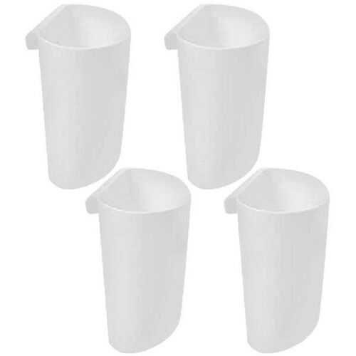 4 Pcs Storage Basket Rolling Bin Lash Cart Organizer Trash