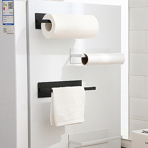Paper Towel Holder Hooks Kitchen Storage Organizer Gadget Se