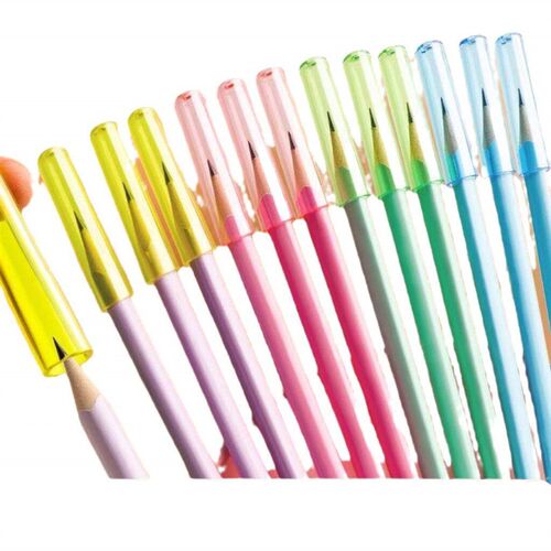 Pencil case stationery organizer pen holder protective cap t