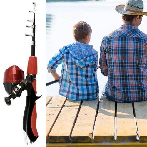 Youth Fishing Pole Portable Tackle Box Fishing Kit
