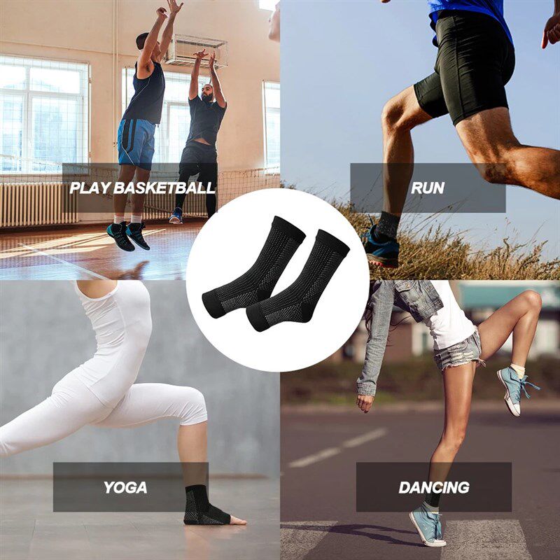 Foot angel anti fatigue compression foot sleeve Ankle Suppor - 实物图