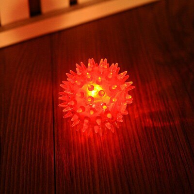 Dog Squeaky Toys Colorful Soft Rubber Luminous Pet Puppy Dog