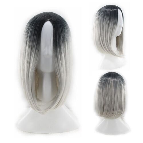 Gradient Dyed Wig Short Hair Full Head ver Yiwu Wig Net Shor