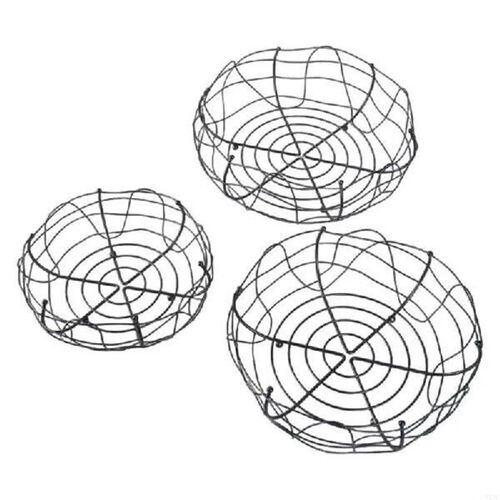 AXYC Set Of 3 Elegant Fruit Basket Sophisticated Design
