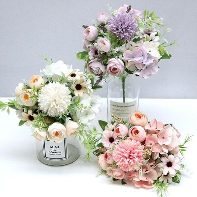 新品7 Forks/Bouquet Combination Bouquet of Peony and Carnati