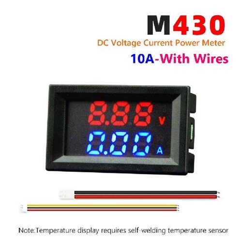 10A/50A/100A Digital Voltmeter Ammeter High Precision