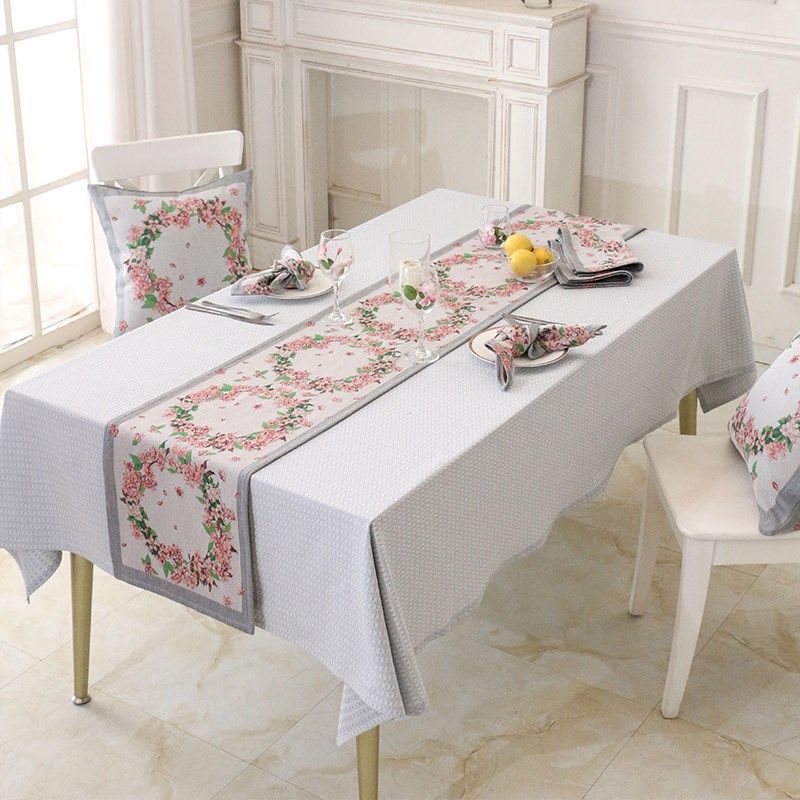 ekelund花环桌旗法式氛围感长条餐桌桌旗布茶几电视柜五斗柜盖布,居家布艺,桌旗,淘宝优惠券,粉丝福利购,淘宝优惠卷