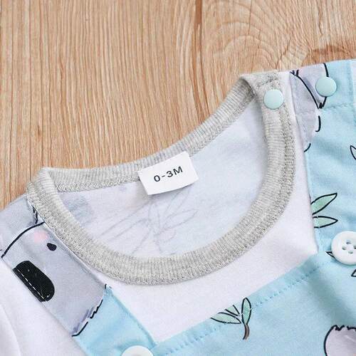 Newborn Baby Clothes Girl Boy koala print Jumpsuit Summer Sh