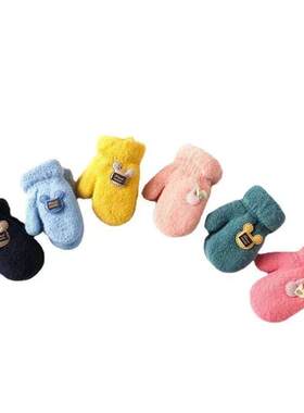 1-6 Years Old Baby Mittens Newborn Children Kids Winter Glov