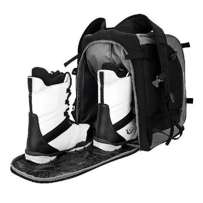 65L Ski Boot Bag Oxford Cloth Helmet Pocket Snowboard Bag