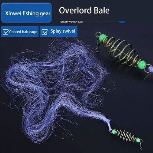 12 Size Fishing Net Trap Mesh Luminous Bead Netting Sea