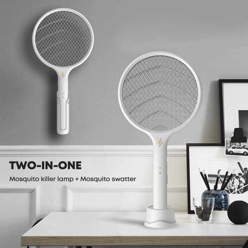 Two-in-One LED Trap Rechargeable Summer Mosquito Swatter Ele