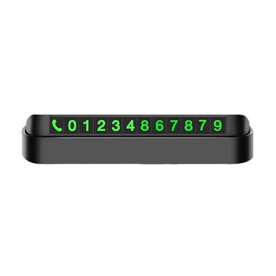 Night Light Temporary Parking Sign, Car Sun Protection High-