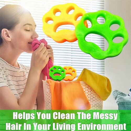 2022 New Pet Hair Remover Reusable Double Sided Silicone Clo