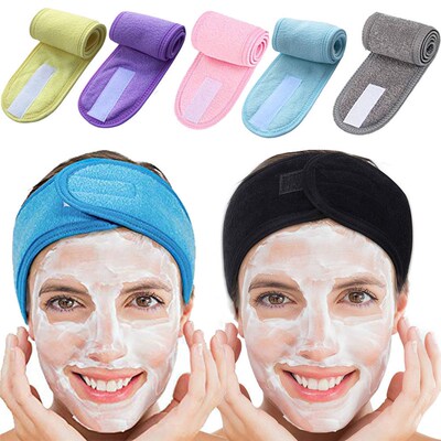 Towel Head Band Sweat Hairband Head Wrap Non-slip Sretchable
