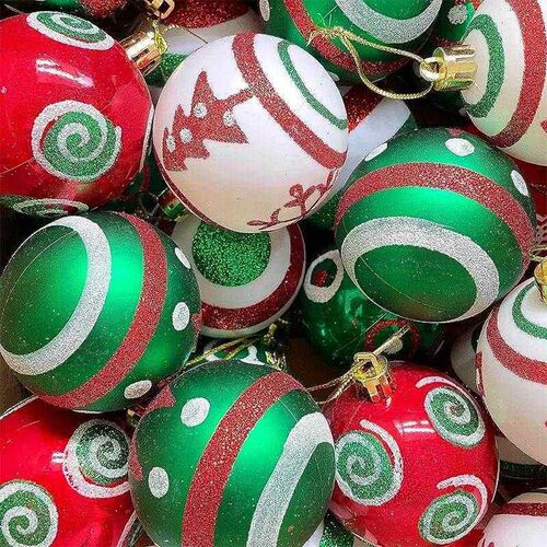 2025 Merry Christmas Balls Ornaments Xmas Tree Ball Hanging