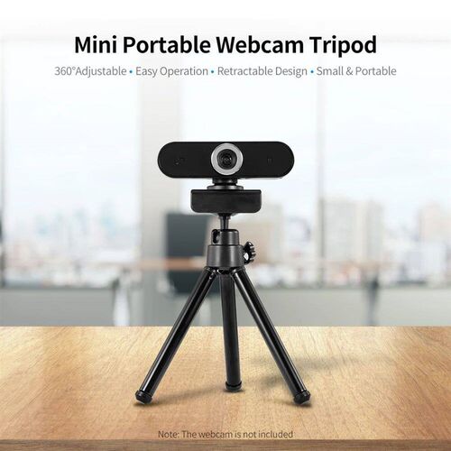 Portable Webcam Tripod Lightweight  Webcam Tripod for Smartp