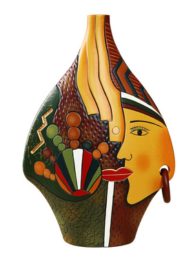 创意酒柜装饰品摆件客厅丽江云南民族风特色工艺品家居电视柜摆设