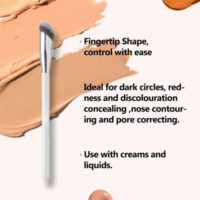 Angled Korea Concealer Brush Under Eye for Makeup Cream Corr