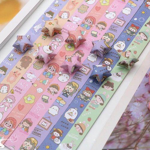 136 Outer Space Sky Origami Stars Paper Lucky Kawaii Star 8