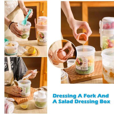 Breakfast On The Go Cups, Salad Cup To Go, Take And Go Yogur
