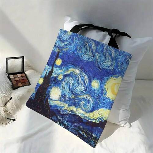 Bag Van Gogh Serie  Bag Oil Painting Starry Night Sunflower