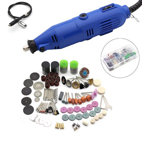 220V Power Tools Electric Mini Drill  Rotary Tools Kit Set F