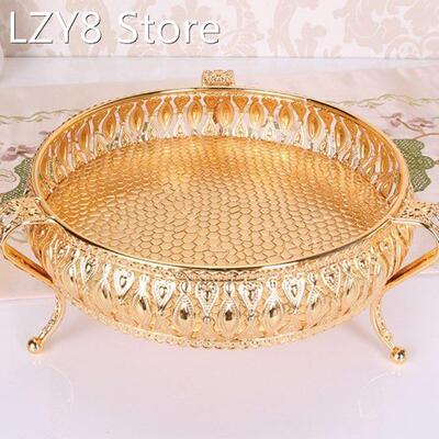European Style Creative Metal Fruit Serving Tray Storage Box
