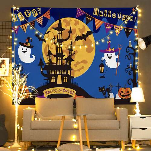 Halloween event dress up cloth party background decorative c