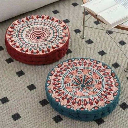 45cm floor cushion thickened round bohemian style window
