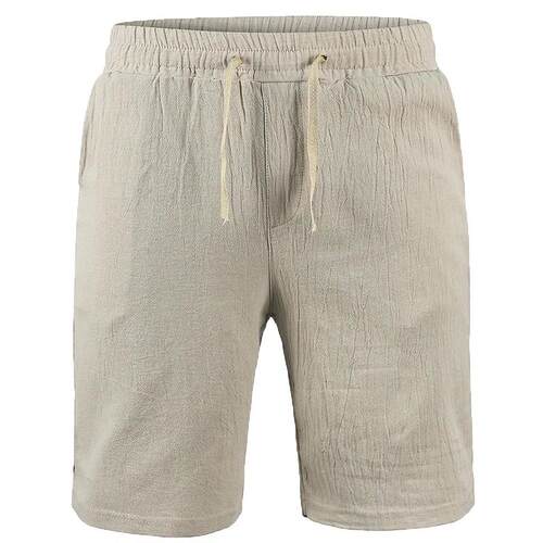New Mens Cotton Linen Shorts Pants Male Summer Breathable S