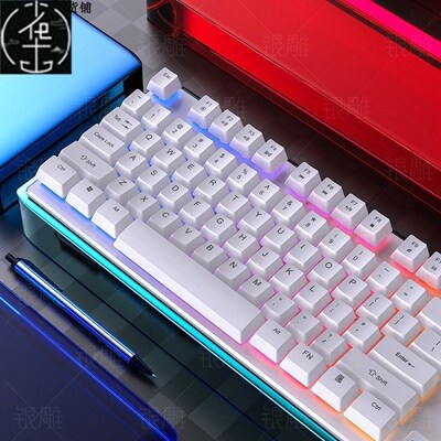 Mechanical game keyboard wired USB computer accessories 键盘
