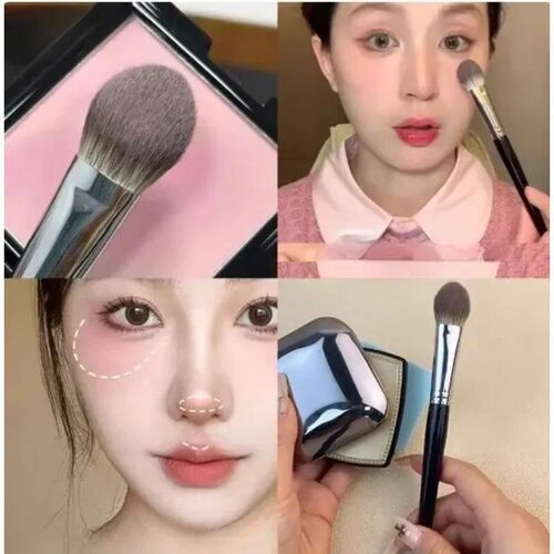 New Beauty Smudge Blusher Brush Powder Blush Cream Liquid Bl