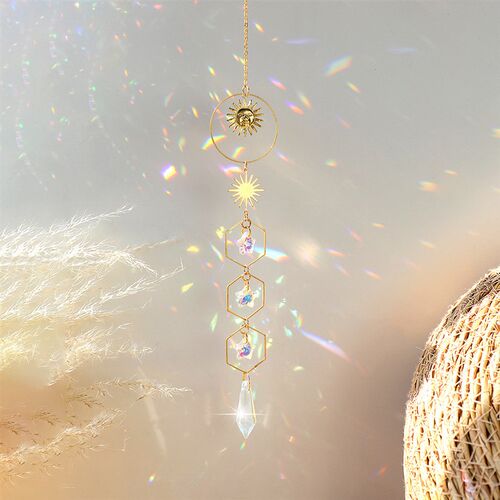 Suncatcher Rainbow Catcher Glass Crystal Light Wind Chimes P