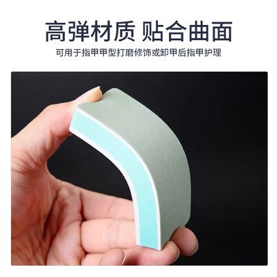 HighQuality DoubleSided Sponge Nail File Polishing Tool for