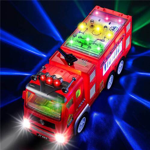 Luminous Fire Truck For Kids Fire Truck Toys With Light Soun