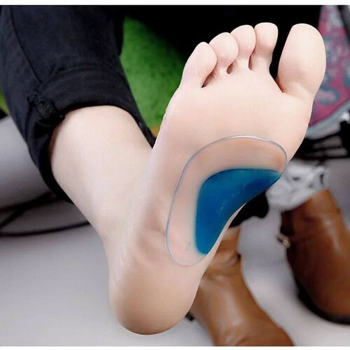 New Horizontal Foot Reflex Silicone Orthopedic Insole Foot C