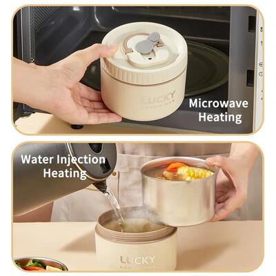 Portable Thermal Lunch Box For Kid Student Leak-proof Bento