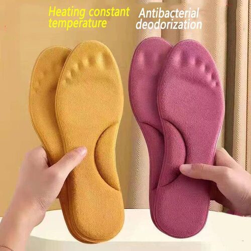 Self Heated Thermal Insoles for Feet Winter Thermal Thicken
